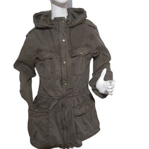 Aritzia Jacket Trooper Utility Jacket Large Khaki